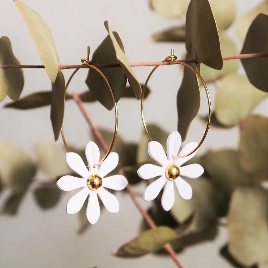 Daisy Hoops